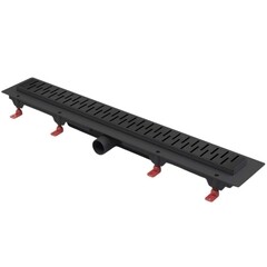 Изображение товара Лоток душевой MCH Medium с комбинированным затвором 750х60 мм d50 мм решетка из нержавеющей стали (CH750/50MC)