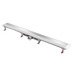 Изображение товара Лоток душевой MCH Klasik с комбинированным затвором 850х60 мм d50 мм решетка из нержавеющей стали (CH850/50K)