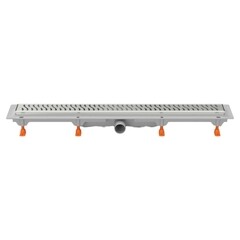 Изображение товара Лоток душевой MCH Harmony с комбинированным затвором 850х60 мм d40 мм решетка из нержавеющей стали (CH850HN)