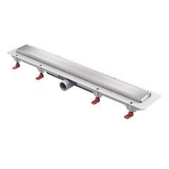 Изображение товара Лоток душевой MCH Klasik с комбинированным затвором 650х60 мм d40 мм решетка из нержавеющей стали (CH650KN)