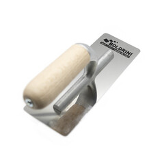 Кельма штукатура Boldrini (55814) 200х80 мм с деревянной ручкой