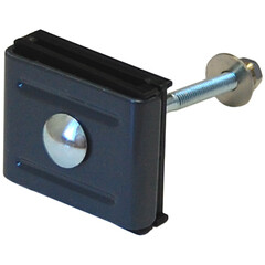 Изображение товара Крепление скоба-болт к столбам 62х55 мм графитовое серое RAL 7024