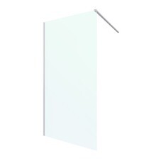 Душевая перегородка Ulitka Walk in Light серебро 80х195 см стекло матовое 8 мм (74104581)