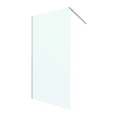 Изображение товара Душевая перегородка Ulitka Walk in Light серебро 80х195 см стекло матовое 8 мм (74104581)
