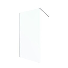 Душевая перегородка Ulitka Walk in Light серебро 100х195 см стекло прозрачное 8 мм (74104548)