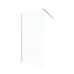 Изображение товара Душевая перегородка Ulitka Walk in Light серебро 80х195 см стекло прозрачное 8 мм (74104546)