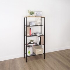 Стеллаж металлический 1465х670х300 мм черный ЗМИ Торонто 25 - фото 6