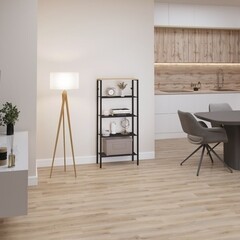 Стеллаж металлический 1465х670х300 мм черный ЗМИ Торонто 25 - фото 2