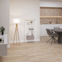 Стеллаж металлический 1465х670х300 мм белый ЗМИ Торонто 25 - фото 2