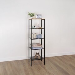 Стеллаж металлический 1465х470х300 мм черный ЗМИ Торонто 15 - фото 6