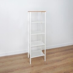 Стеллаж металлический 1465х470х300 мм белый ЗМИ Торонто 15 - фото 5