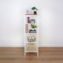 Стеллаж металлический 1465х470х300 мм белый ЗМИ Торонто 15 - фото 4