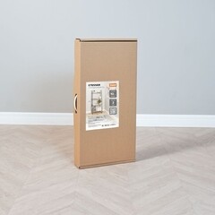 Стеллаж металлический 1470х650х385 мм черный ЗМИ Скандинавия 24 - фото 5