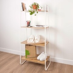 Стеллаж металлический 1470х650х385 мм белый ЗМИ Скандинавия 24 - фото 5