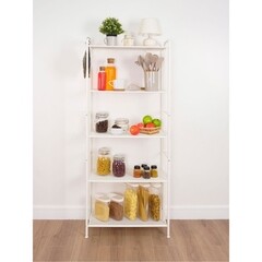 Стеллаж металлический 1555х655х300 мм белый ЗМИ Валенсия 25 - фото 2