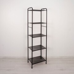 Стеллаж металлический 1555х455х300 мм черный ЗМИ Валенсия 15 - фото 4