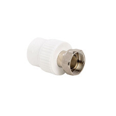 Муфта полипропиленовая Lammin 25 мм х 3/4 с накидной гайкой (Lm31045025020)