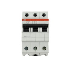 Автоматический выключатель модульный ABB SH203 3P 10А тип C 6 кА 400 В (2CDS213001R0104)
