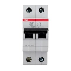 Автоматический выключатель модульный ABB SH202 2P 63А 6 кА 400 В (2CDS212001R0634) - фото 1