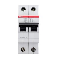 Автоматический выключатель модульный ABB SH202 2P 50А 6 кА 400 В (2CDS212001R0504) - фото 1
