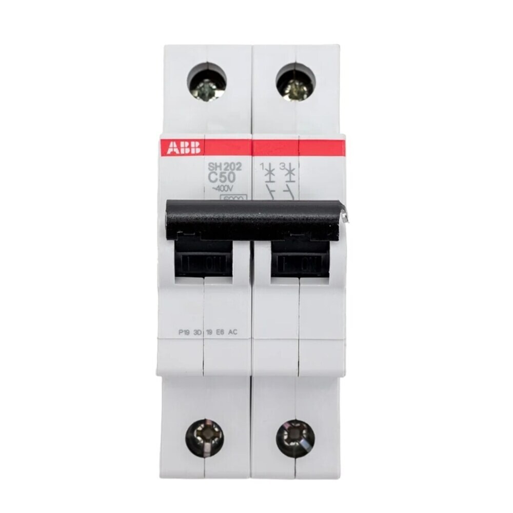Автоматический выключатель модульный ABB SH202 2P 50А 6 кА 400 В (2CDS212001R0504)