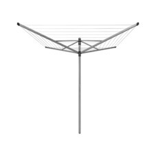 Сушилка для белья напольная уличная Brabantia Lift-O-Matic 40 м 1770х2710х2710 мм с металлическим основанием серая металлик