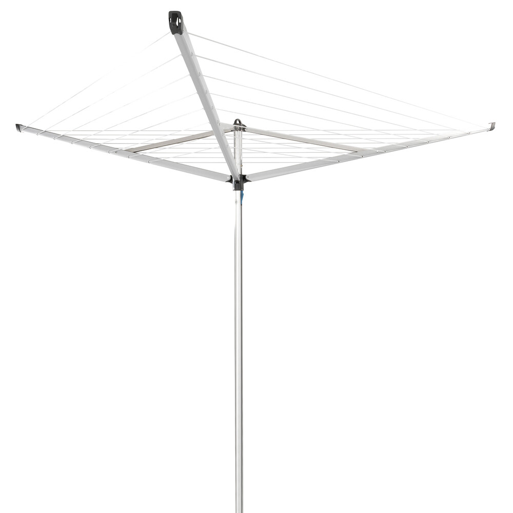 

Сушилка для белья напольная уличная Brabantia Compact 271 м 1770х2710х2710 мм серая металлик, Серый