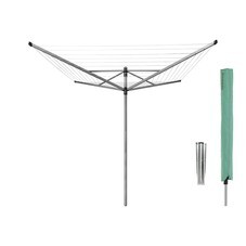 Сушилка для белья напольная Brabantia Lift-O-Matic 60 м 1920х2950х2950 мм с чехлом серая металлик
