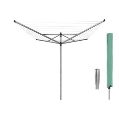 Сушилка для белья напольная Brabantia Lift-O-Matic 60 м 1920х2950х2950 мм с чехлом серая металлик