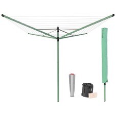 Сушилка для белья напольная уличная Brabantia Lift-O-Matic 50 м 1920х2950х2950 мм зеленая