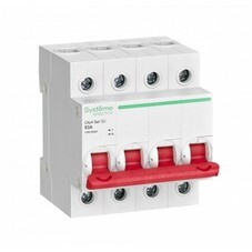 Выключатель нагрузки Systeme Electric City9 Set 4P 63А 400 В на DIN-рейку (C9S16463)