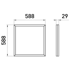 Светильник светодиодный Эра SPO-14-38-4K-BL 4000К 38 Вт IP40 черный (Б0063054) - фото 5