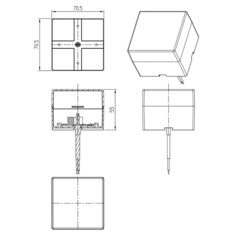 Светильник светодиодный Эра SML-AC-B-4K-04 4000К 3 Вт IP40 черный (Б0050962) - фото 2