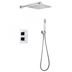 Душевая система Abber Daheim встраиваемая с верхним душем с лейкой хром (AF8251)