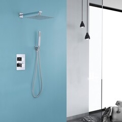 Душевая система Abber Daheim встраиваемая с верхним душем с лейкой хром (AF8251) - фото 3