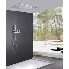 Душевая система Abber Daheim встраиваемая с верхним душем с лейкой хром (AF8255) - фото 3