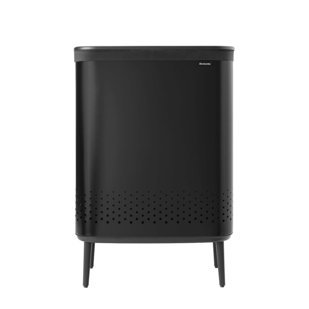 

Корзина для белья Brabantia Bo Hi 540х320х790 мм 90 л черная матовая (200564), Черный