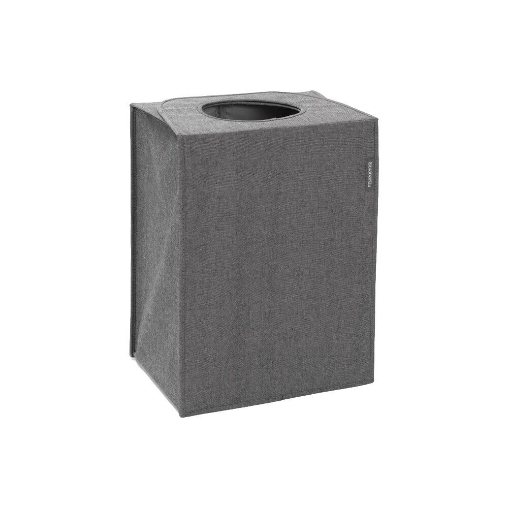 

Корзина для белья Brabantia 405х295х540 мм 55 л складная серо-черная (120381), Серый