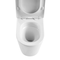 Унитаз-компакт Abber Bequem безободковый с горизонтальным выпуском с сиденьем дюропласт микролифт белый (AC1112T) - фото 8