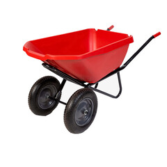 Тачка садово-строительная двухколесная Павловская Заря 110 л 250 кг ударопрочная усиленная морозостойкая (ТД2П110) - фото 4