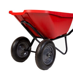 Тачка садово-строительная двухколесная Павловская Заря 110 л 250 кг ударопрочная усиленная морозостойкая (ТД2П110) - фото 3