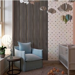 Панель декоративная из экополимера 120х2700х12 мм Grace 3D Rail East береза 0,32 кв.м - фото 3