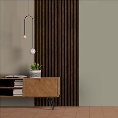 Панель декоративная из экополимера 120х2700х12 мм Grace 3D Rail East ятоба 0,32 кв.м - фото 2