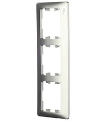 Рамка Systeme Electric Glossa трехместная алюминий (GSL000303) - фото 3