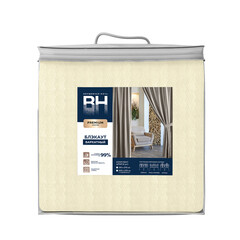 Штора бархат жасмин 150х270 см Волшебная Ночь Бархатный Блэкаут (2 шт.) (930786) - фото 2