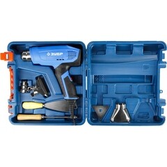 Фен строительный электрический Зубр 2000 Вт (ФТ-П2000 М2ДК) - фото 3