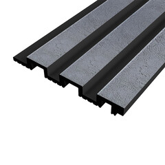 Панель декоративная из экополимера 3D 130х3000х15 мм Солид 4 UHD 01-130L микроцемент 0,39 кв.м - фото 7