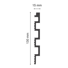 Панель декоративная из экополимера 3D 130х3000х15 мм Солид 4 UHD 01-130L сосна янтарная 0,39 кв.м - фото 3