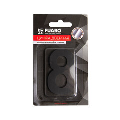 Цифра самоклеящаяся 8 Fuaro SS304 50х30 мм черная - фото 2