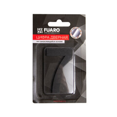 Цифра самоклеящаяся 7 Fuaro SS304 50х30 мм черная - фото 2